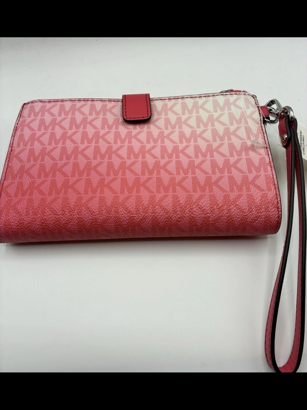 Michael Kors Pink Signature Wristlet Wallet - Picture 8 of 12